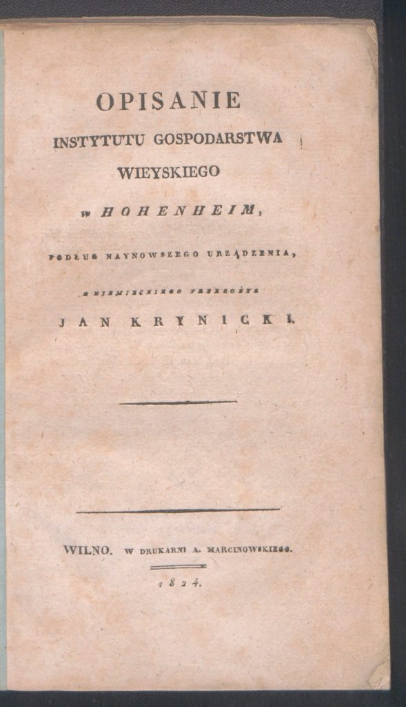 Profesor zoologii Jan Krynicki (1797–1838) 3 Profesor zoologii Jan Krynicki (1797–1838) 3